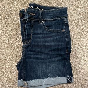AE Next Level Stretch Jean shorts (MIDI length)